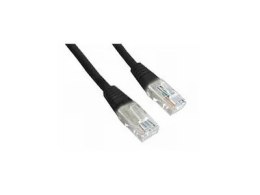 PCU5-10CC-0050-BK PATCH CORD KAT.5E 0.5M, CZARNY