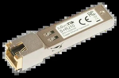 MikroTik S+RJ10 | Moduł SFP+ | 10Gb/s, RJ45
