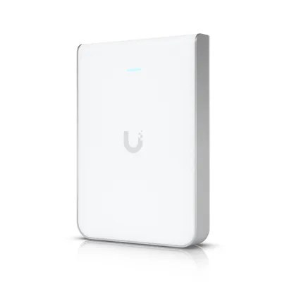 Ubiquiti U6-IW | Punkt dostępowy | UniFi6 In-Wall, WiFi 6 Dual Band, 1x GbE PoE In, 4x GbE PoE Out