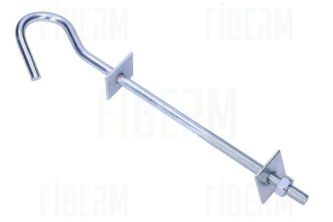 FIBERM Hak do wieszania uchwytów odciągowych 12x230
