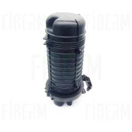 FIBERM Mufa światłowodowa FOSC 48/96J 4xIN 1x OVAL zestaw z 1x Tacka FSTR-Z2 (max. 4 tacki)