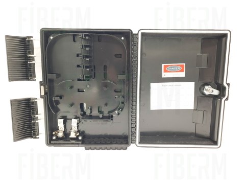 FIBERM Mufoprzełącznica FTTX MDU C16 port uncut czarna