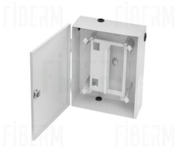 FIBERM Szafka zapasu kabla łatwego dostępu 25/25/10 z polem komutacyjnym 12 x SC Duplex