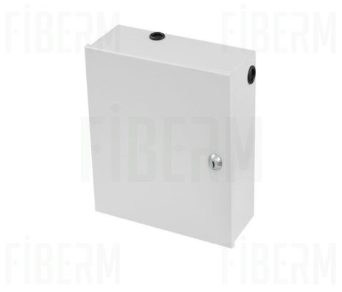 FIBERM Szafka zapasu kabla łatwego dostępu 25/25/10 z polem komutacyjnym 12 x SC Duplex