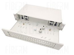 FIBERM przełącznica światłowodowa wysuwana 72 x SC Simplex 2U Rack 19`