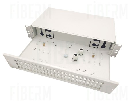 FIBERM przełącznica światłowodowa wysuwana 72 x SC Simplex 2U Rack 19`