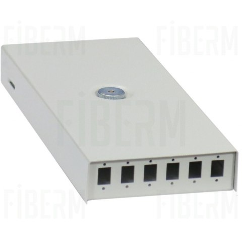 MANTAR Przełącznica światłowodowa naścienna PSN 1 SC 6 x Simplex