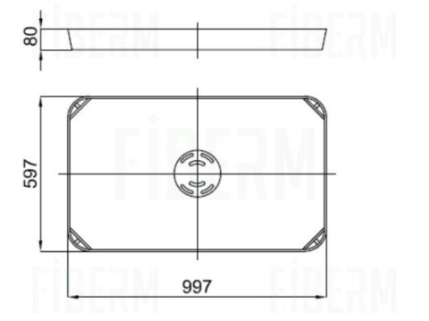Pokrywa ciężka klasy B125 z wywietrznikiem do studni SKR-1