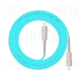 FIBERM GOLD patchcord SC/UPC-SC/UPC 30m Mulit Mode Simplex włókno OM3 2,0mm w peszlu