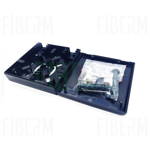FIBERM Gniazdko abonenckie FTTH czarne