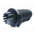 FIBERM Mufa światłowodowa 72/144J 8xIN 1x OVAL zestaw z 1x Tacka FSTR-Z3 (max. 6 tacek)