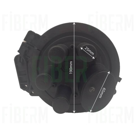 FIBERM Mufa światłowodowa FOSC 48/96J 4xIN 1x OVAL zestaw z 1x Tacka FSTR-Z2 (max. 4 tacki)
