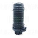 FIBERM Mufa światłowodowa FOSC 72/144J 8xIN 1x OVAL zestaw z 1x Tacka FSTR-Z2 (max. 6 tacek)