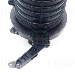 FIBERM Mufa światłowodowa FOSC 72/144J 8xIN 1x OVAL zestaw z 1x Tacka FSTR-Z2 (max. 6 tacek)