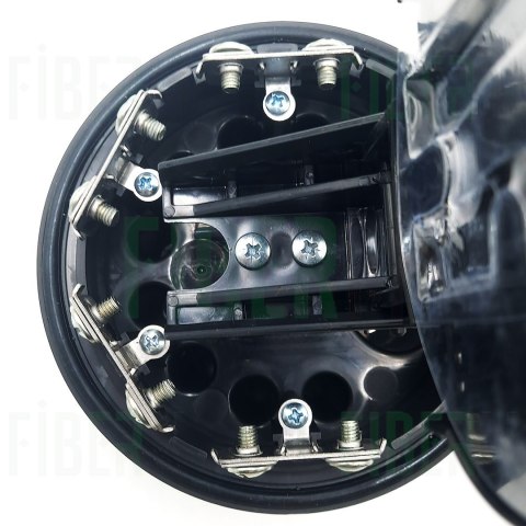 FIBERM Mufa światłowodowa FOSC 72/144J 8xIN 1x OVAL zestaw z 1x Tacka FSTR-Z2 (max. 6 tacek)