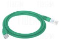 FIBERM Patchcord CAT5E 0,25M Zielony