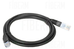 FIBERM Patchcord CAT5E 1,5M Czarny