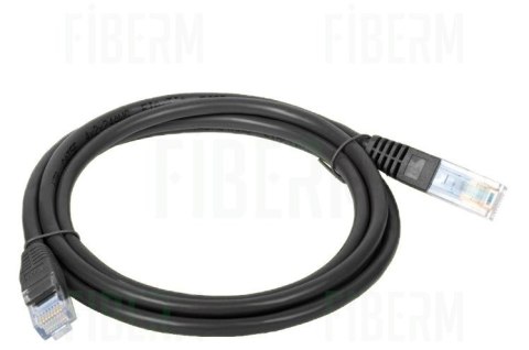 FIBERM Patchcord CAT5E 1,5M Czarny