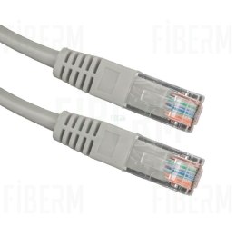 FIBERM Patchcord CAT5E 5M Szary