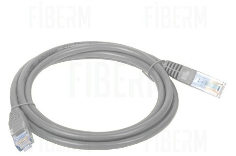 FIBERM Patchcord CAT5E FTP 2M Szary