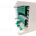 FIBERM Przełącznica światłowodowa modułowa 96 x SC Simplex, 8 modułów 12J, 6U Rack 19''