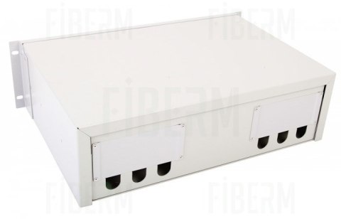 FIBERM Przełącznica światłowodowa wysuwana 72 x SC Duplex (144J) 3U Rack 19``