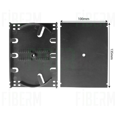 FIBERM Tacka na 12 / 24 spawów światłowodowych czarna