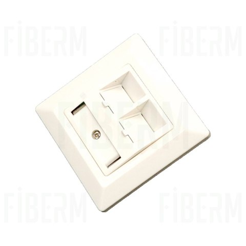 IpTIME Gniazdko modularne na 2 keystone`y