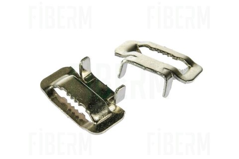 Klamerka / Sprzączka do taśmy stalowej 20mm - opakowanie 100 sztuk