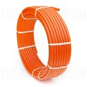Mikrorurka HDPE fi 12/8mm pomarańczowa z pilotem - krążek 200 metrów