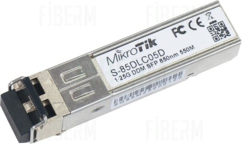 Mikrotik Wkładka SFP DUAL MM LC 550m TX850 DDM S-85DLC05D