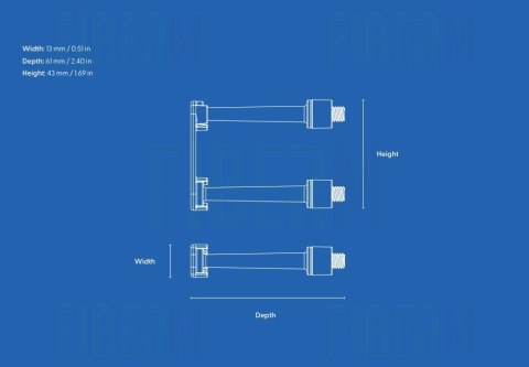PATCHBOX® Patchcatch 24-pak organizerów kabla 0U do szafy RACK