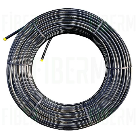 Rura HDPE fi 40mm z białym paskiem krążek 250m