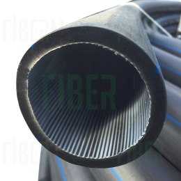 Rura HDPE fi 50mm z czerwonym paskiem krążek 200m