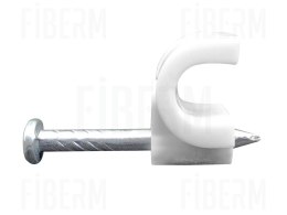 SCAME Uchwyt kabla z gwoździem FLOP - 3-4mm opakowanie 100 sztuk 830.30/3-4