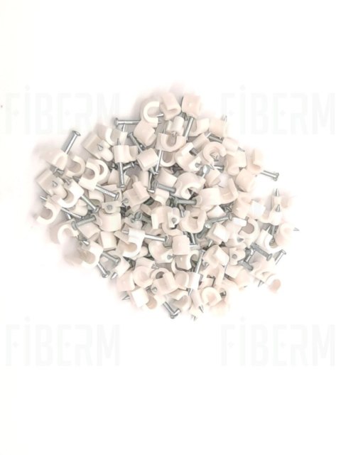 SCAME Uchwyt kabla z gwoździem FLOP - 3-4mm opakowanie 100 sztuk 830.30/3-4