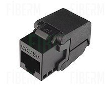 SOLARIX Keystone samozaciskowy CAT5E UTP RJ45 czarny SXKJ-5E-UTP-BK-SA