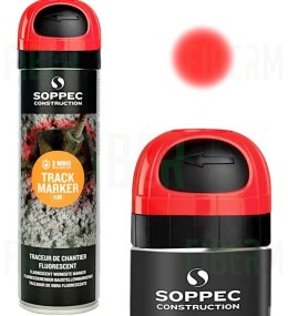 SOPPEC Farba geodezyjna do znakowania w sprayu - Czerwony