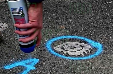 SOPPEC Farba geodezyjna do znakowania w sprayu - Niebieska