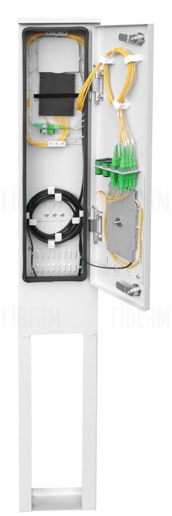 SZS-18/120/8 FTTH 16J Słupek zewnętrzny światłowodowy, miejsce na 16 adapterów SC Simplex