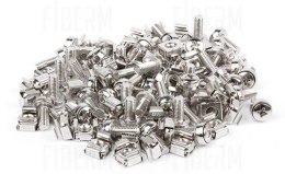 Śruba montażowa M6 do szafy rack 19'' - komplet 50 śrub