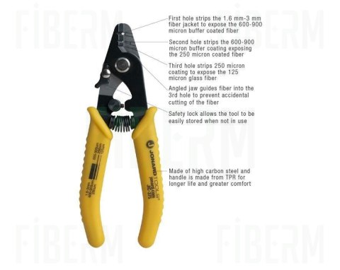 Stripper Tri-Hole Jonard JIC-375 (250µm, 600-900µm, 1.6-3mm)