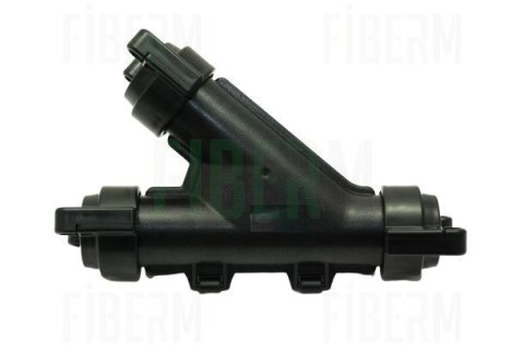 Trójnik do rury 40mm dwudzielny, Y 45 stopni ,rozgałęzienie rurociągu HDPE