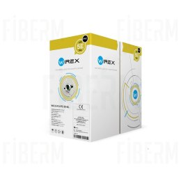 WIREX Kabel instalacyjny zewnętrzny F/UTP CAT5E PE pudełko 305metrów WIC-5-FU-PE-30-BL