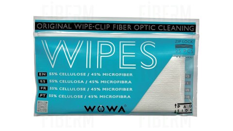 WOWA WIPES Ściereczki do czyszczenia włókien 25 sztuk