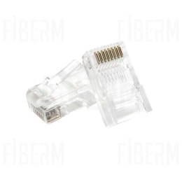 Wtyk RJ-45 CAT6 drut opakowanie 100 sztuk