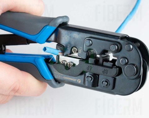 Zaciskarka RJ11/12 oraz RJ45 ze ściągaczem i obcinarką Jonard UC-4569