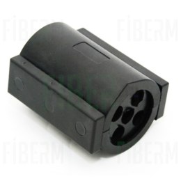 Złączka końcowa (Jackmoon), uszczelniająca do rury 40 mm, otwory: 5x10 mm