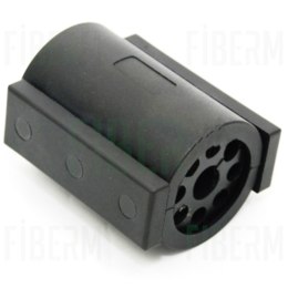 Złączka końcowa (Jackmoon), uszczelniająca do rury 40 mm, otwory: 8x7mm, 1x12 mm