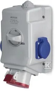 GN.Z WYŁ.0-1 32A/5P/230V IP44 OPTIMA-C.